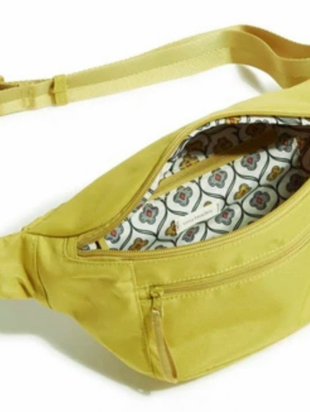Vera Bradley Ultralight Olive Yellow Crossbody Waist Bag